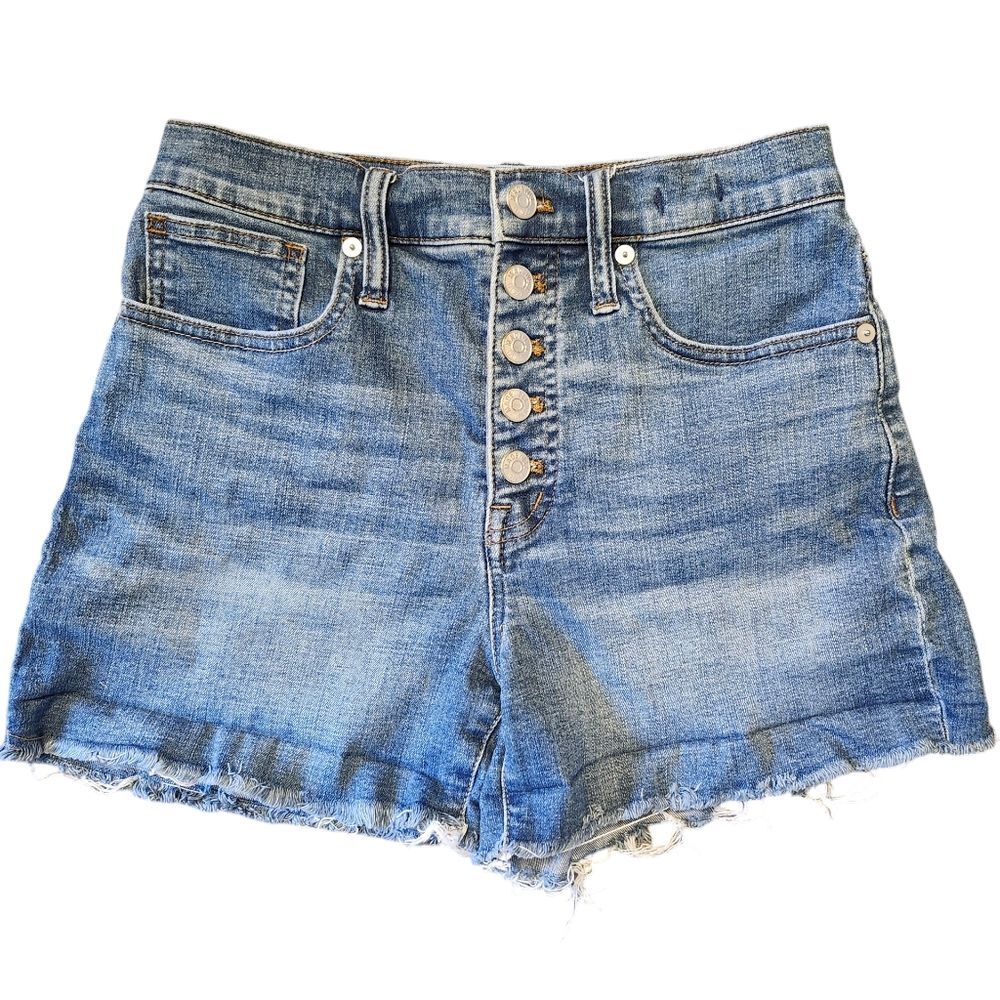 Madewell Denim High Rise Button-Fly Shorts Sz. 25